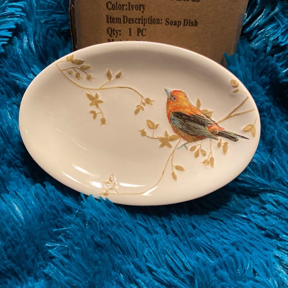 Avanti Other - Avanti Gilded Birds Soap Dish New